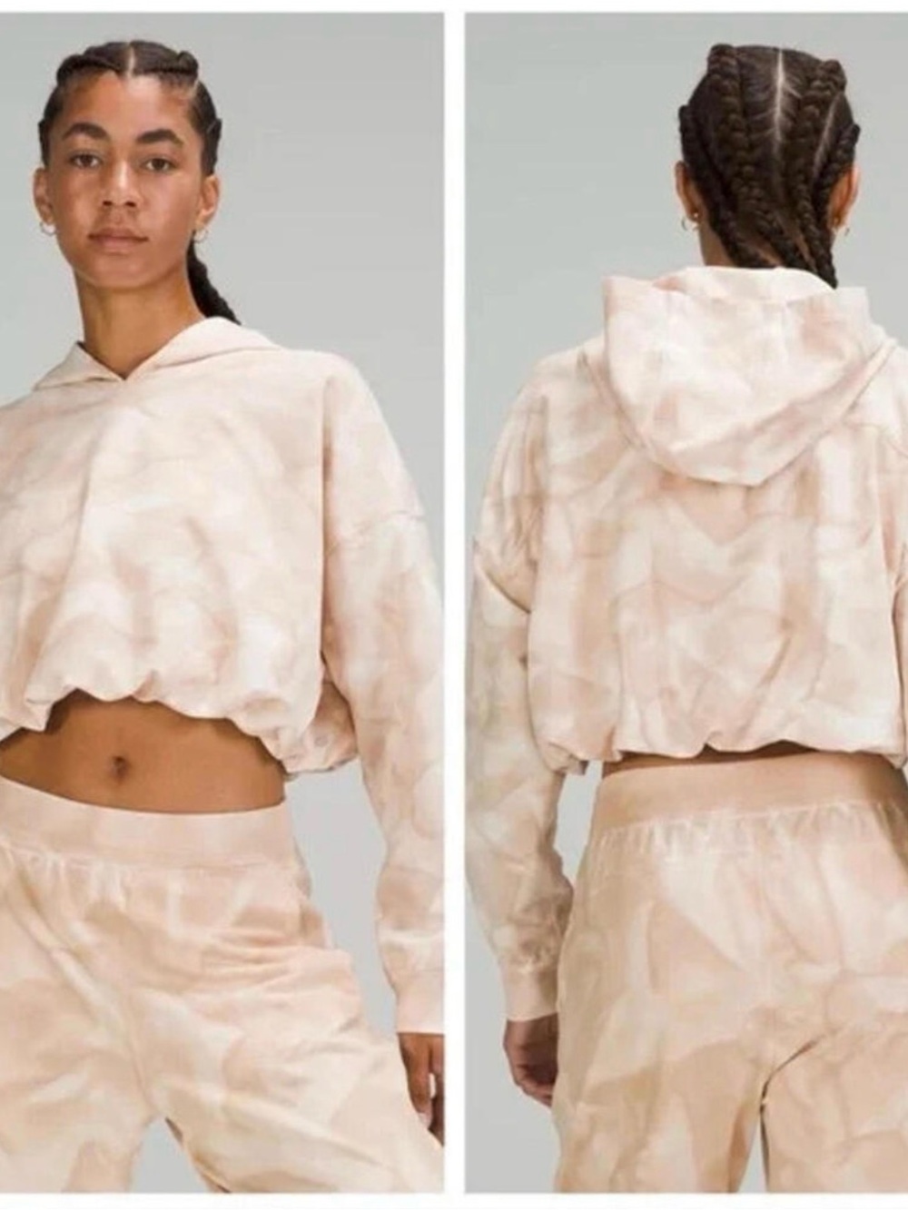 Lululemon LA all yours bubble hem hoodie